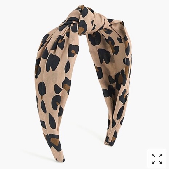 J. Crew Accessories - NWT J. Crew leopard knot headband